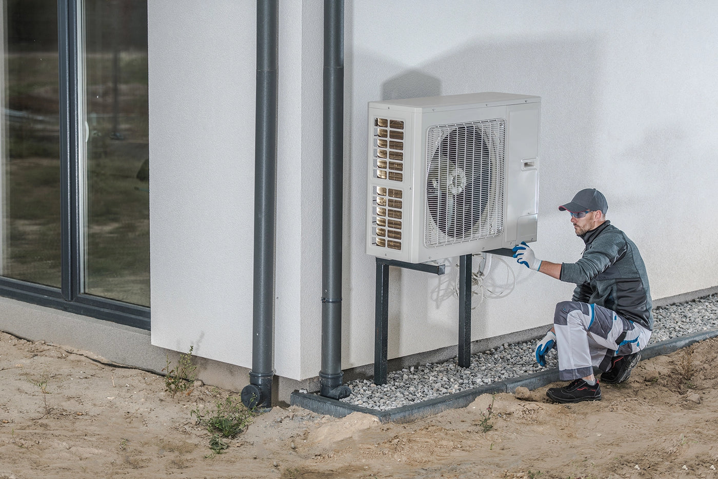 Heat Pump Technician Outdoor Condenser