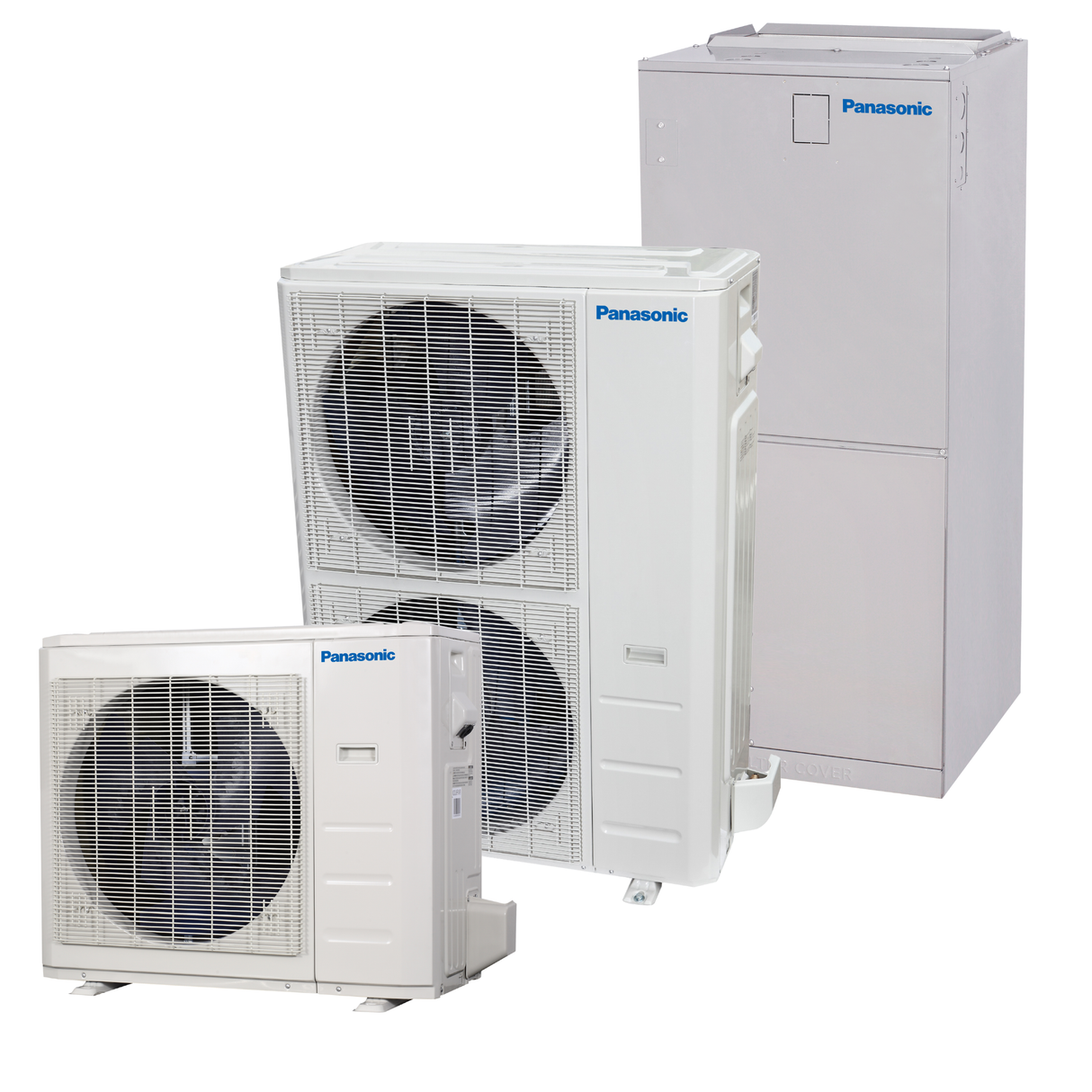 Panasonic INTERIOS Central Heat Pump with Air Handler and Heat Kit
