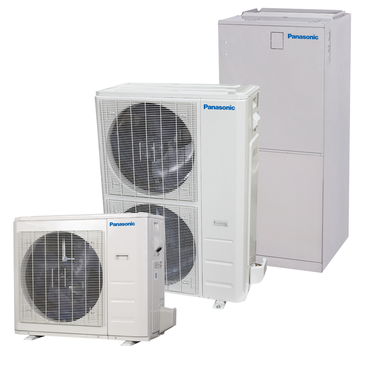 Panasonic INTERIOS Central Heat Pump with Air Handler and Heat Kit